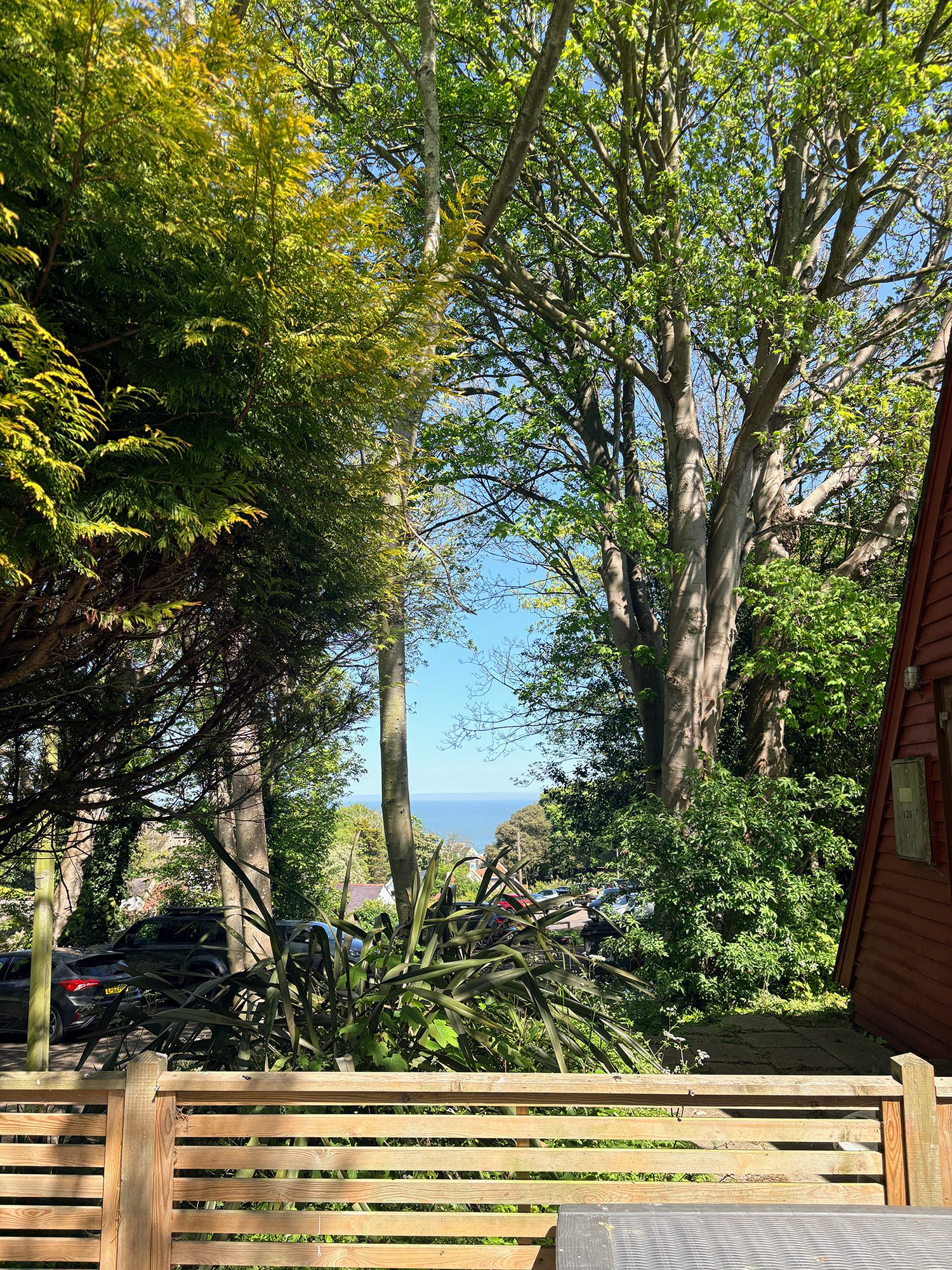 Sea glimpse from the terrace